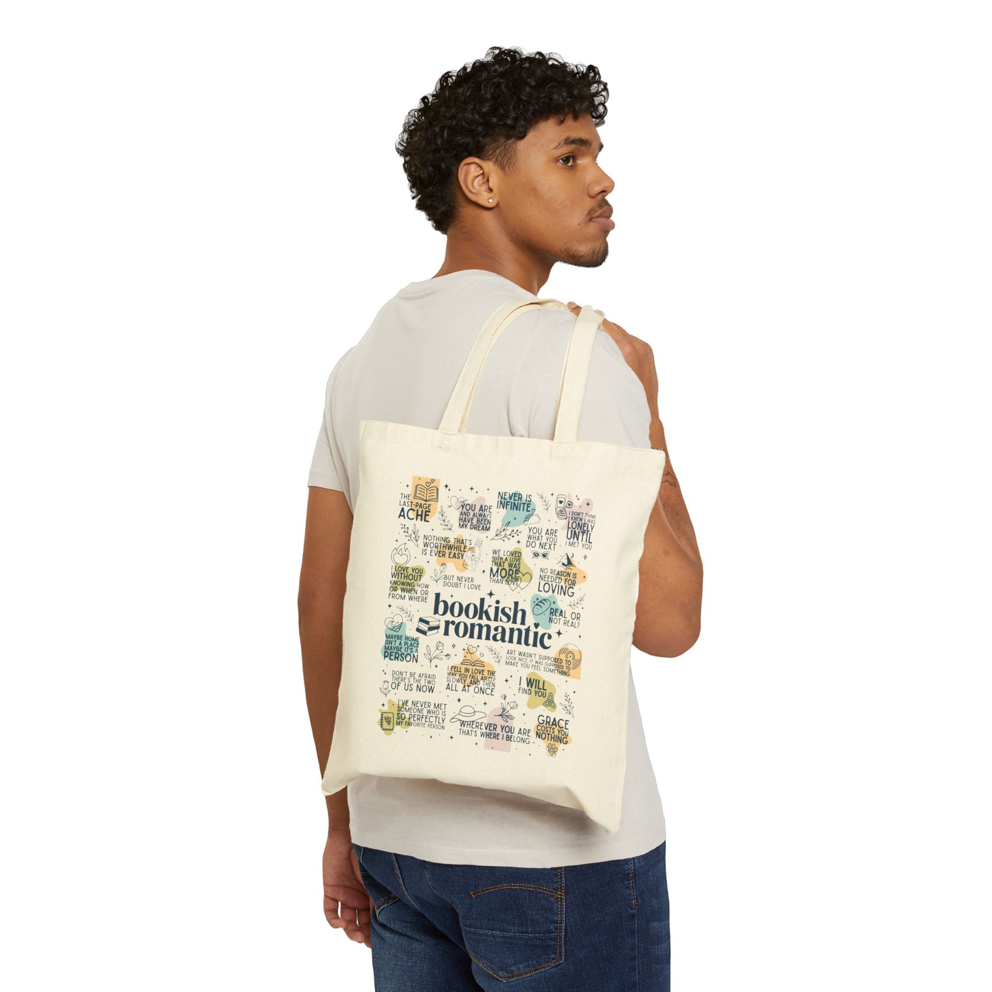 Bookish Romantic Tote Bag - Bags - Natural - After Word