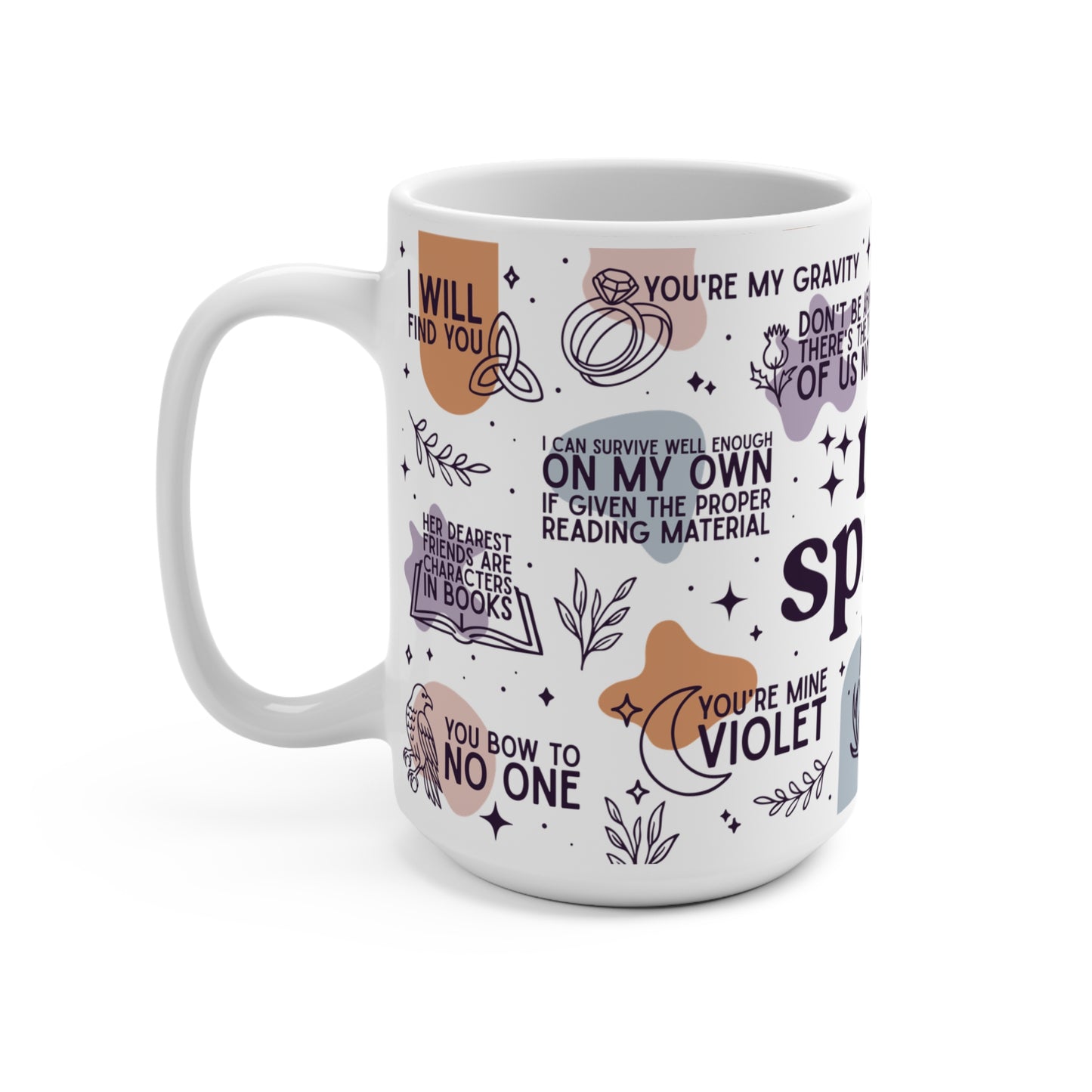 Read Spicy Romantasy Mug - Inspired by ACOTAR, Throne of Glass, and Fourth Wing - Mug - 15oz - After Word