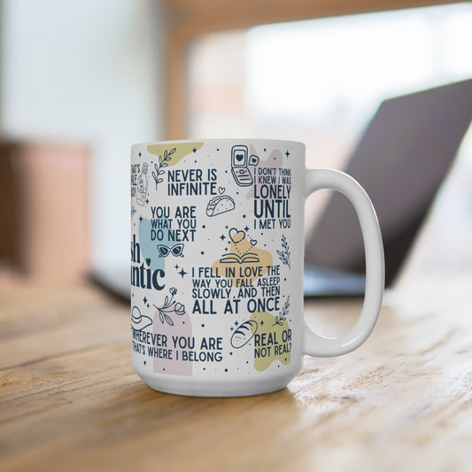 Bookish Romantic Mug 15oz - Mug - 15oz - After Word