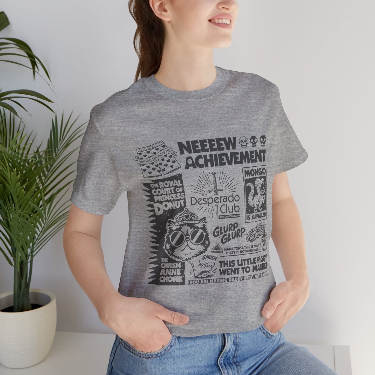 New Achievement DCC Inspired Graphic Tee - T-Shirt - Athletic Heather - After Word