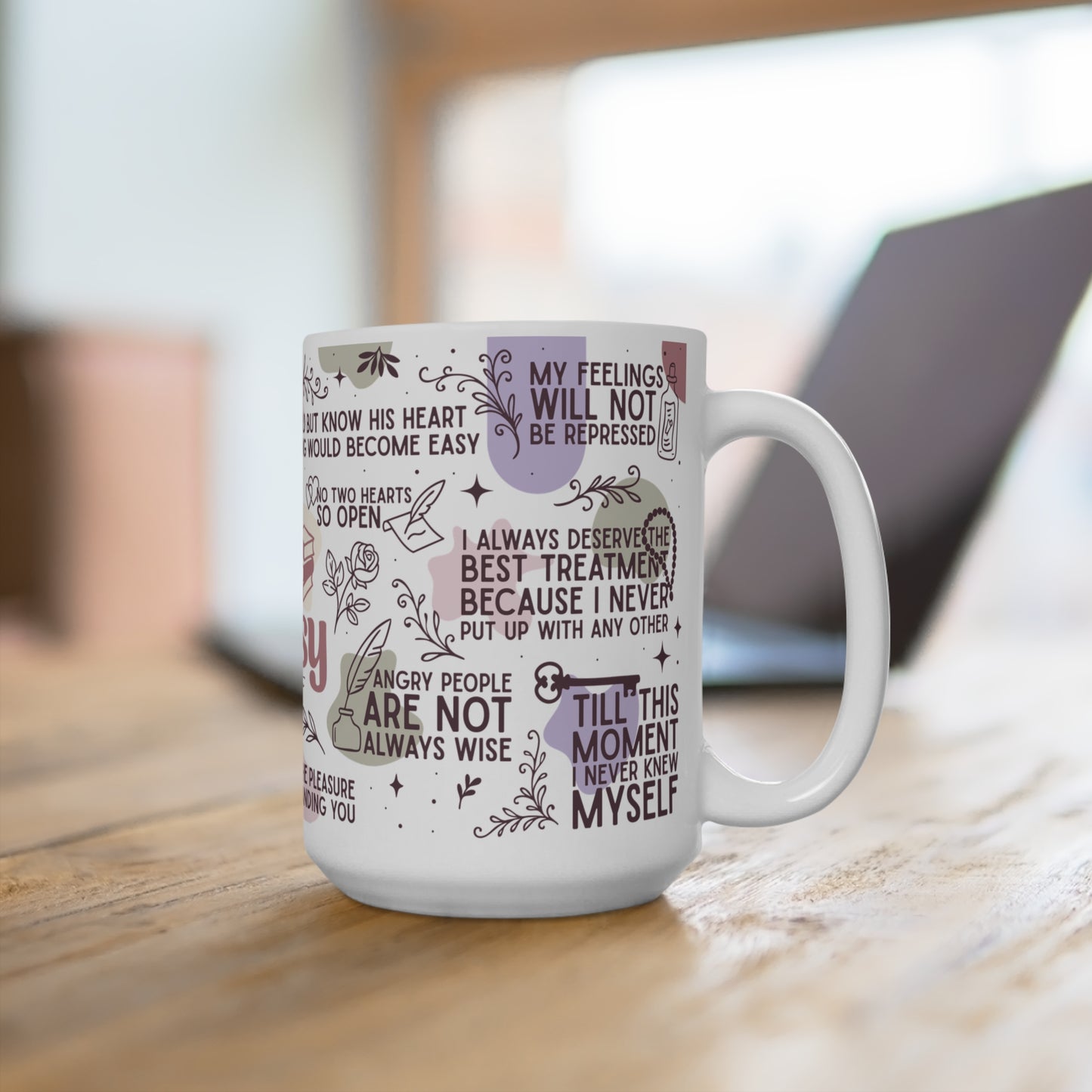 Stay Classy Literary Mug - Jane Austen Inspired (15oz) - Mug - 15oz - After Word