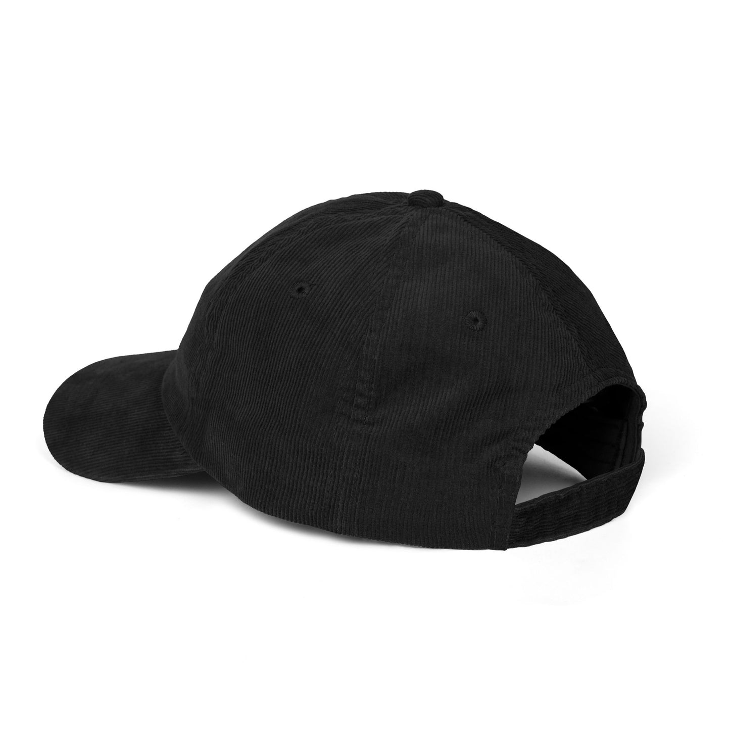 Stay Bookish Embroidered Corduroy Cap - Hats - Black - After Word