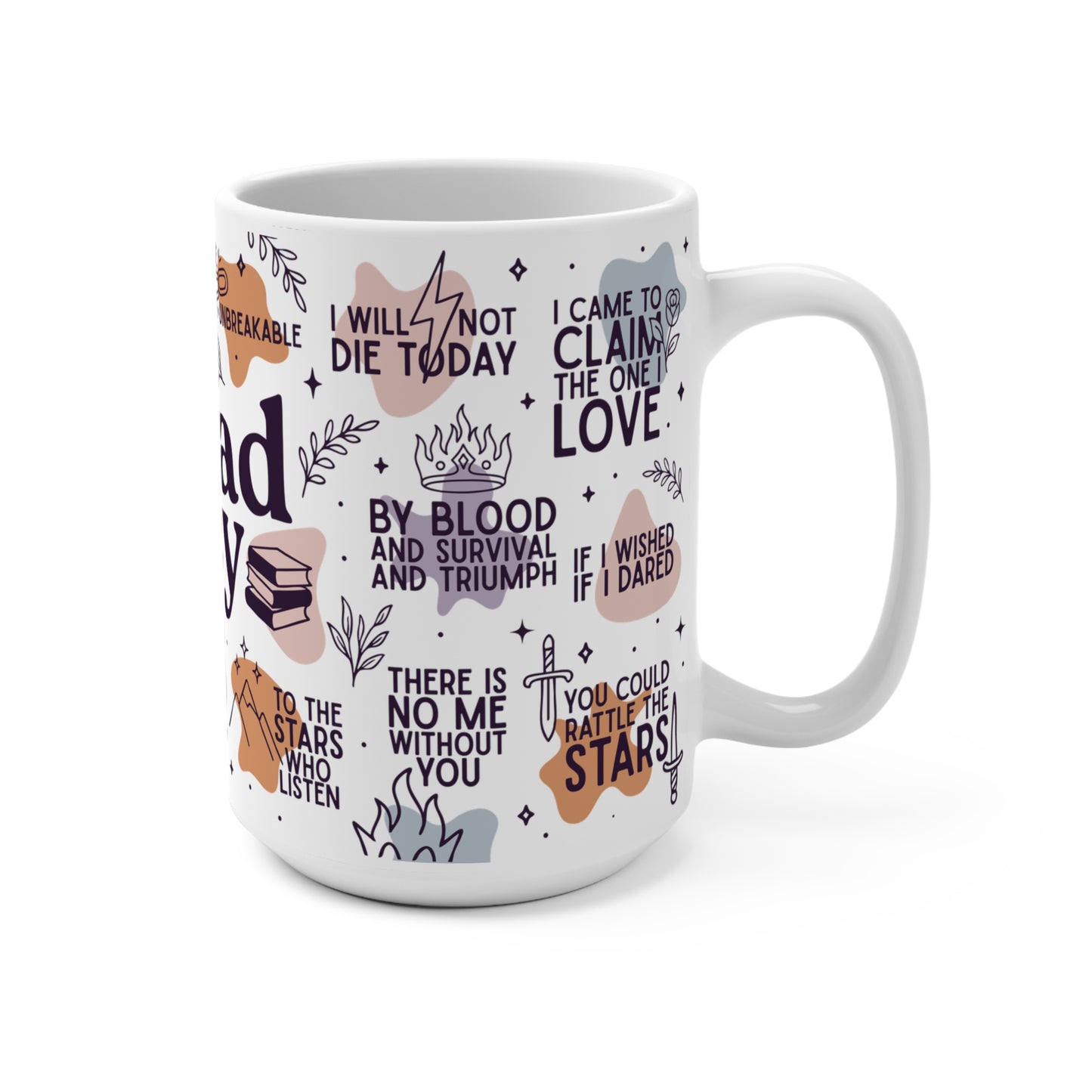 Read Spicy Romantasy Mug - Inspired by ACOTAR, Throne of Glass, and Fourth Wing - Mug - 15oz - After Word