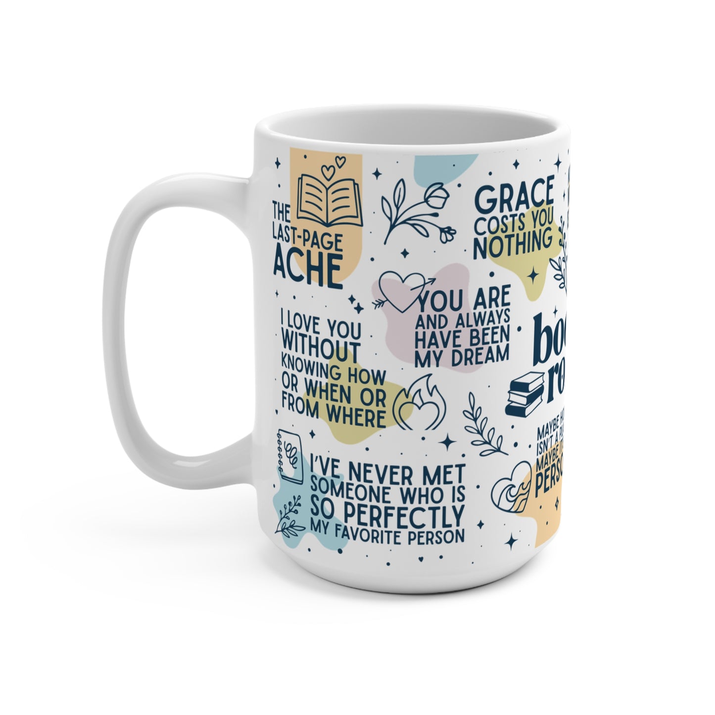 Bookish Romantic Mug 15oz - Mug - 15oz - After Word