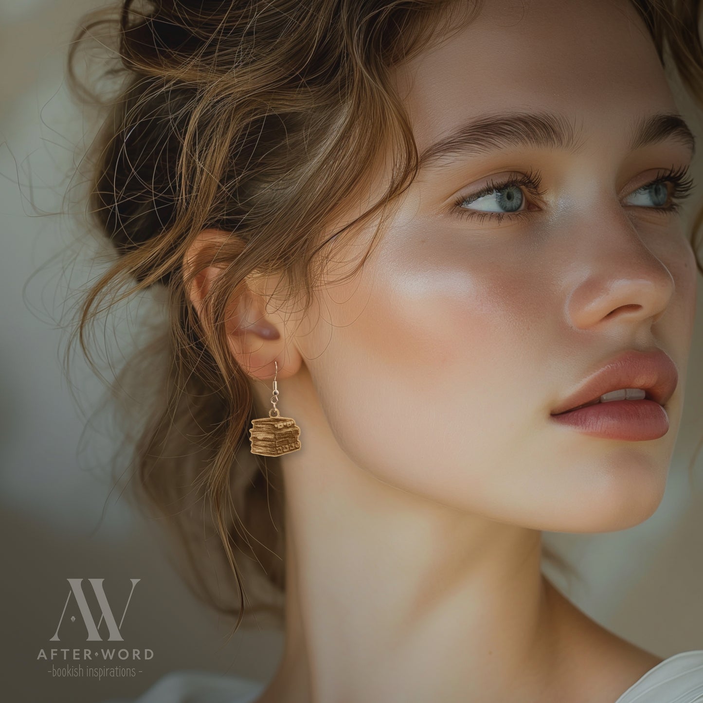 Literary Dangler Earrings