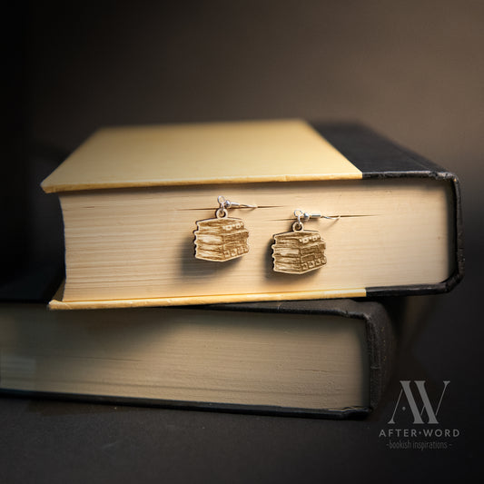 Literary Dangler Earrings