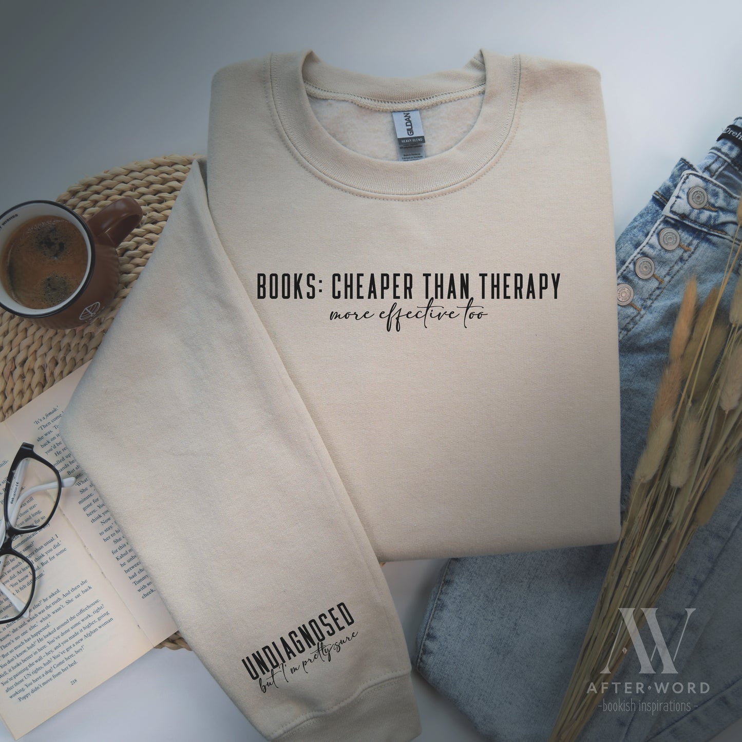 Cheaper Than Therapy - Book Lover Unisex Sweatshirt