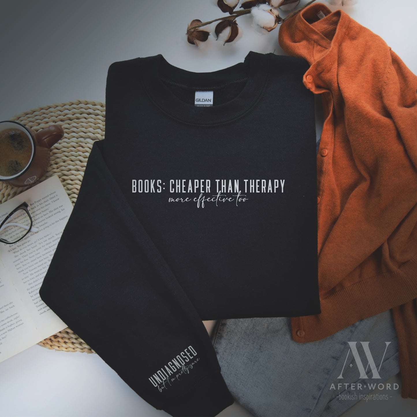 Cheaper Than Therapy - Book Lover Unisex Sweatshirt
