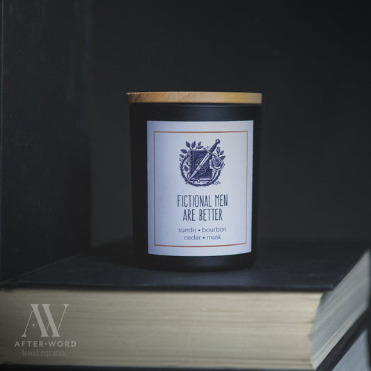 Fictional Men Are Better Candle - Candle - After Word