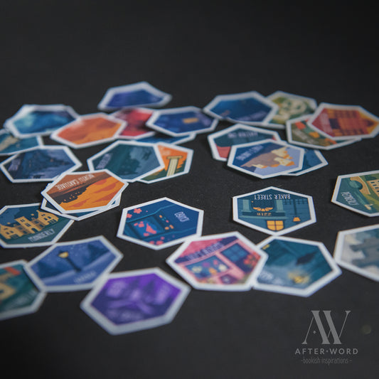 Book Trekker Individual Sticker Set Packs - Sticker - Fantasy/Sci - Fi - After Word