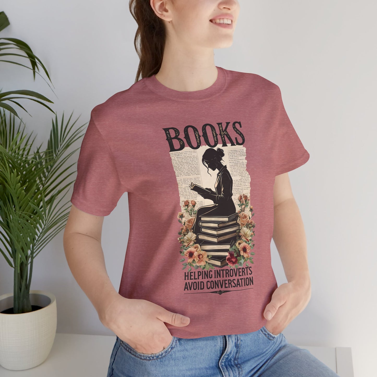 Books: Helping Introverts Avoid Conversation Tee