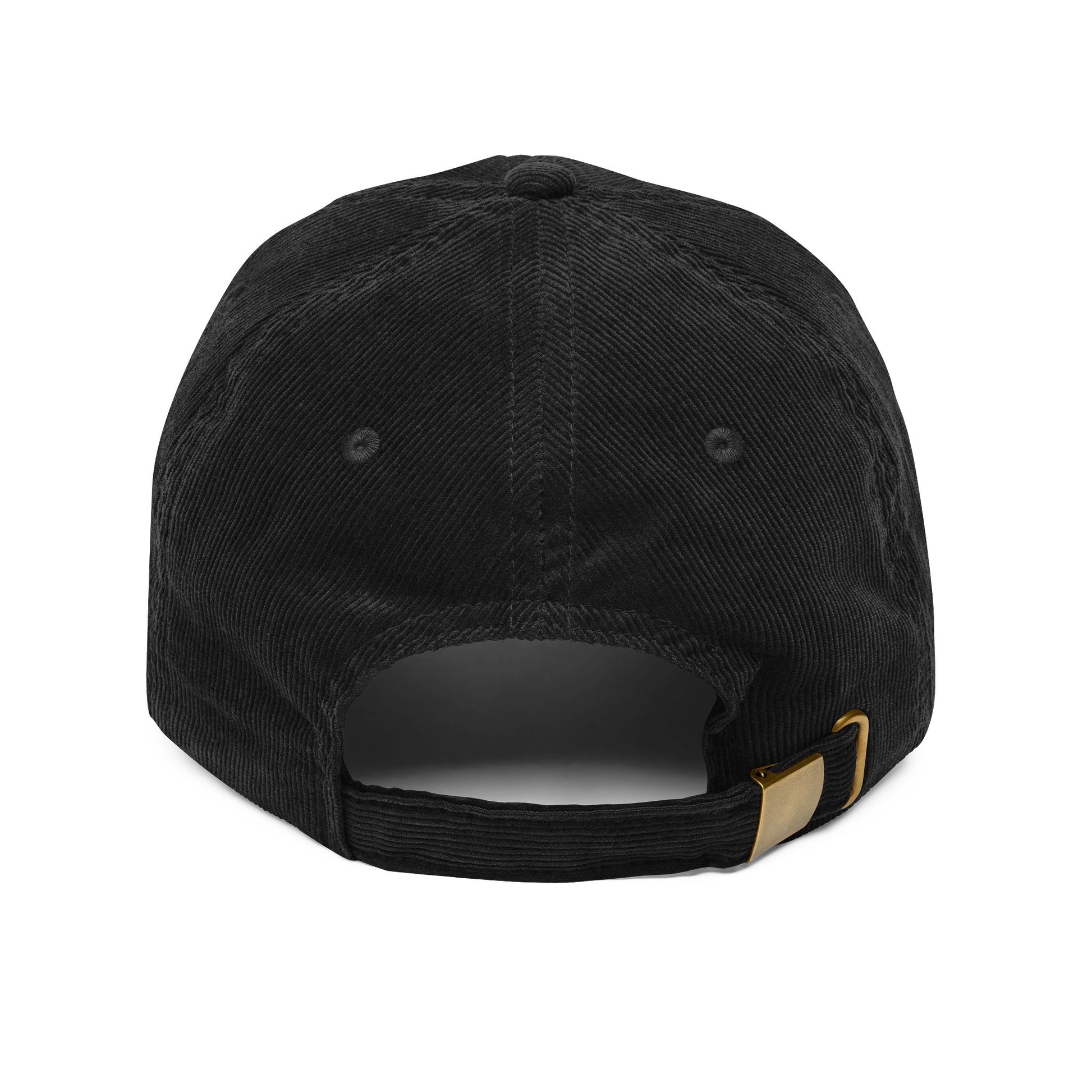 Stay Bookish Embroidered Corduroy Cap - Hats - Black - After Word