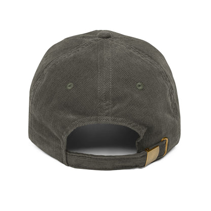 Stay Bookish Embroidered Corduroy Cap - Hats - Black - After Word