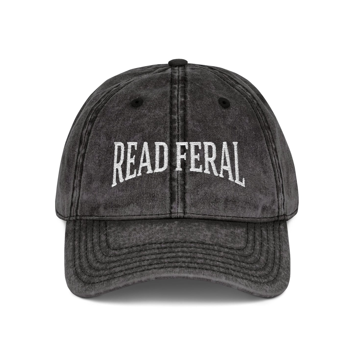 Read Feral Vintage Embroidered Cap - Hats - One size - After Word