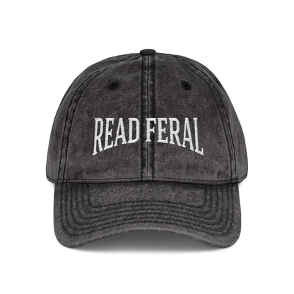 Read Feral Vintage Embroidered Cap - Hats - One size - After Word