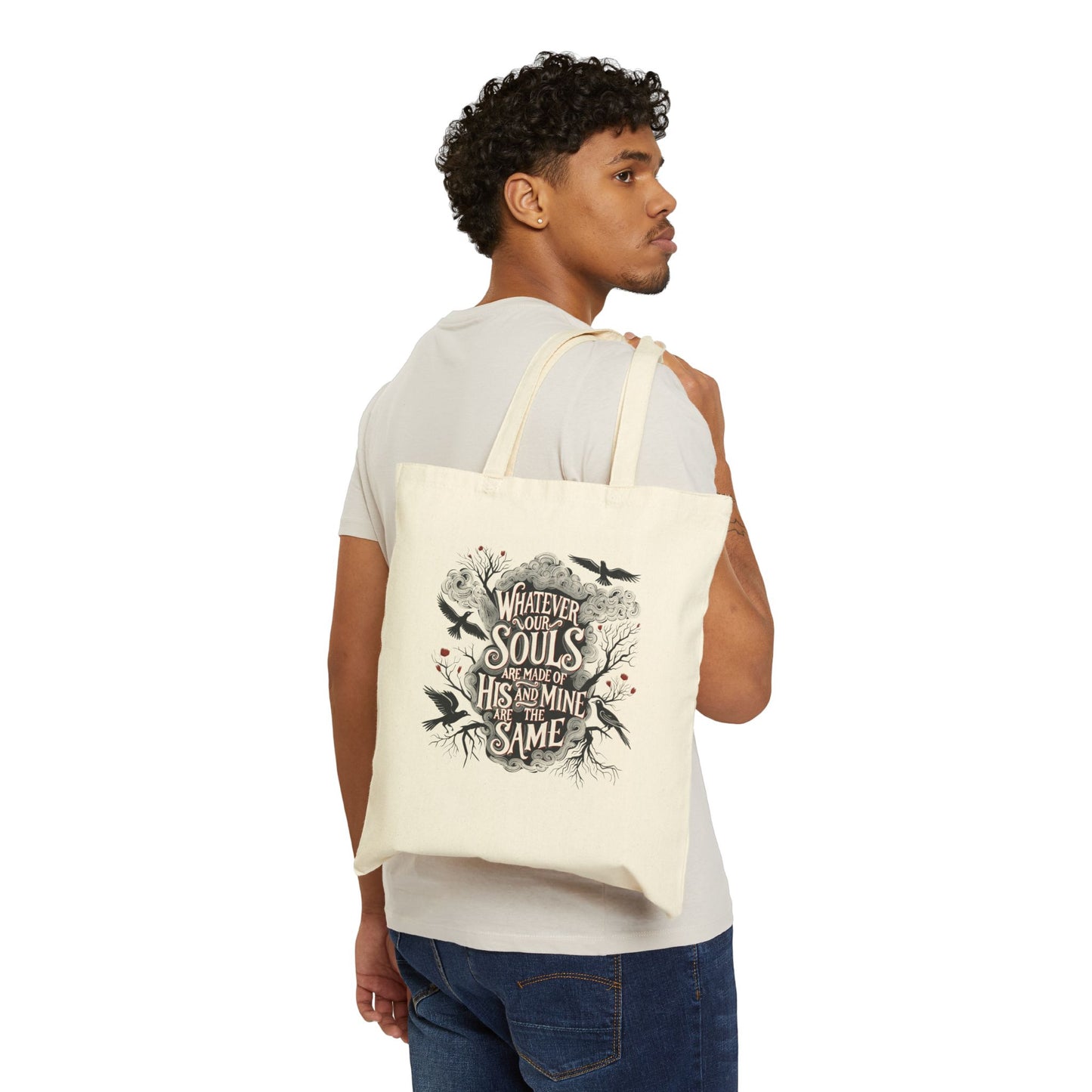 Wuthering Heights Quote Tote Bag - Bags - Natural - After Word