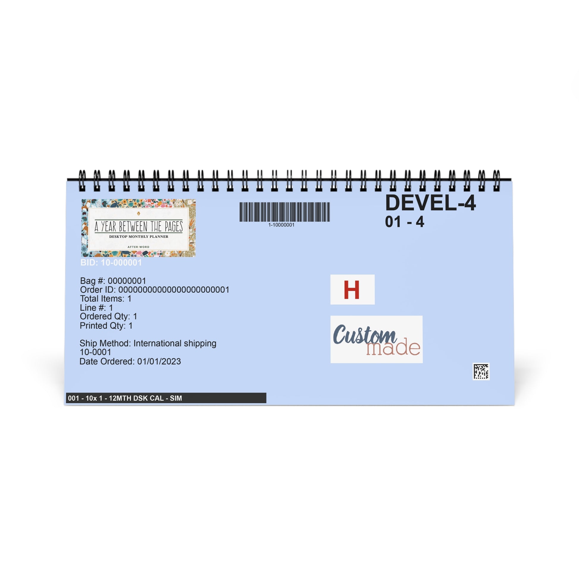 A Year Between the Pages – 2026 Desktop Quote Calendar - Calendar - 10" x 5" - After Word