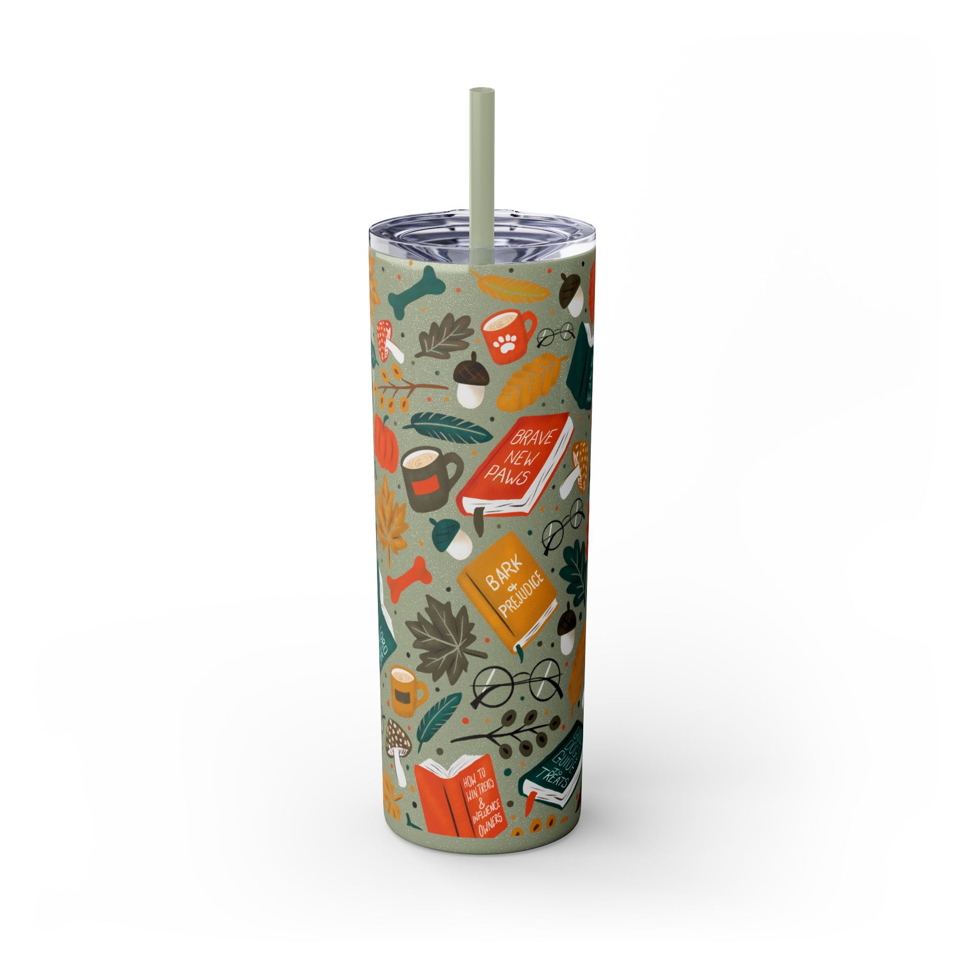Barking Good Books – 20oz Skinny Tumbler - Tumbler - Glossy - After Word