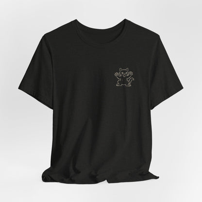 Feral Readers Book Club Tee – Read With Claws Out - T-Shirt - Black Heather - After Word