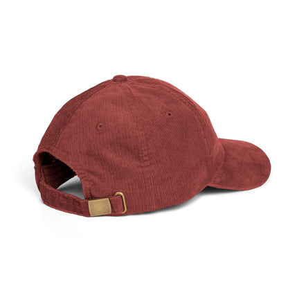 Stay Bookish Embroidered Corduroy Cap - Hats - Black - After Word