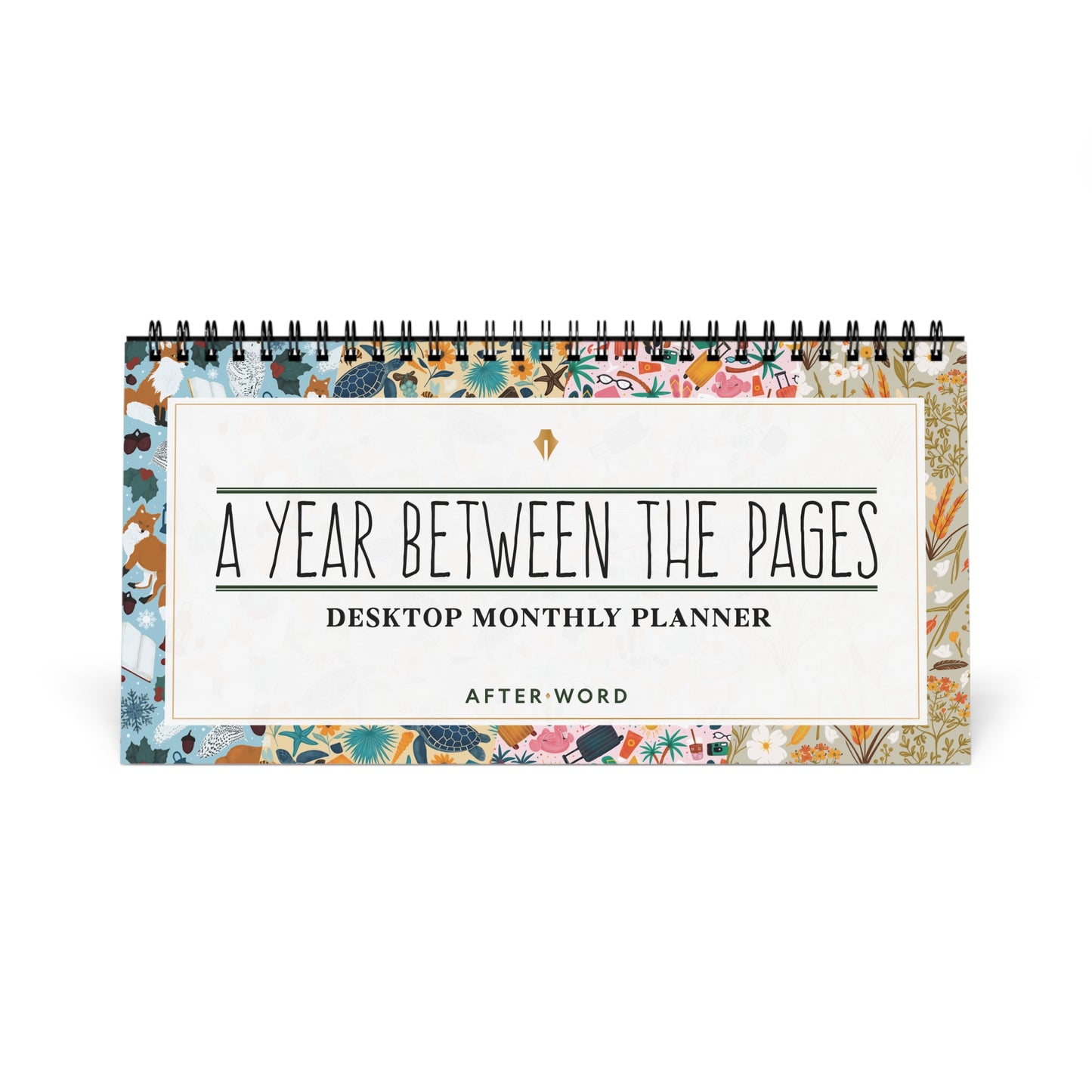 A Year Between the Pages – 2026 Desktop Quote Calendar - Calendar - 10" x 5" - After Word