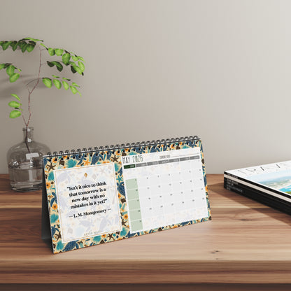 A Year Between the Pages – 2026 Desktop Quote Calendar - Calendar - 10" x 5" - After Word