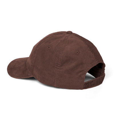 Stay Bookish Embroidered Corduroy Cap - Hats - Black - After Word