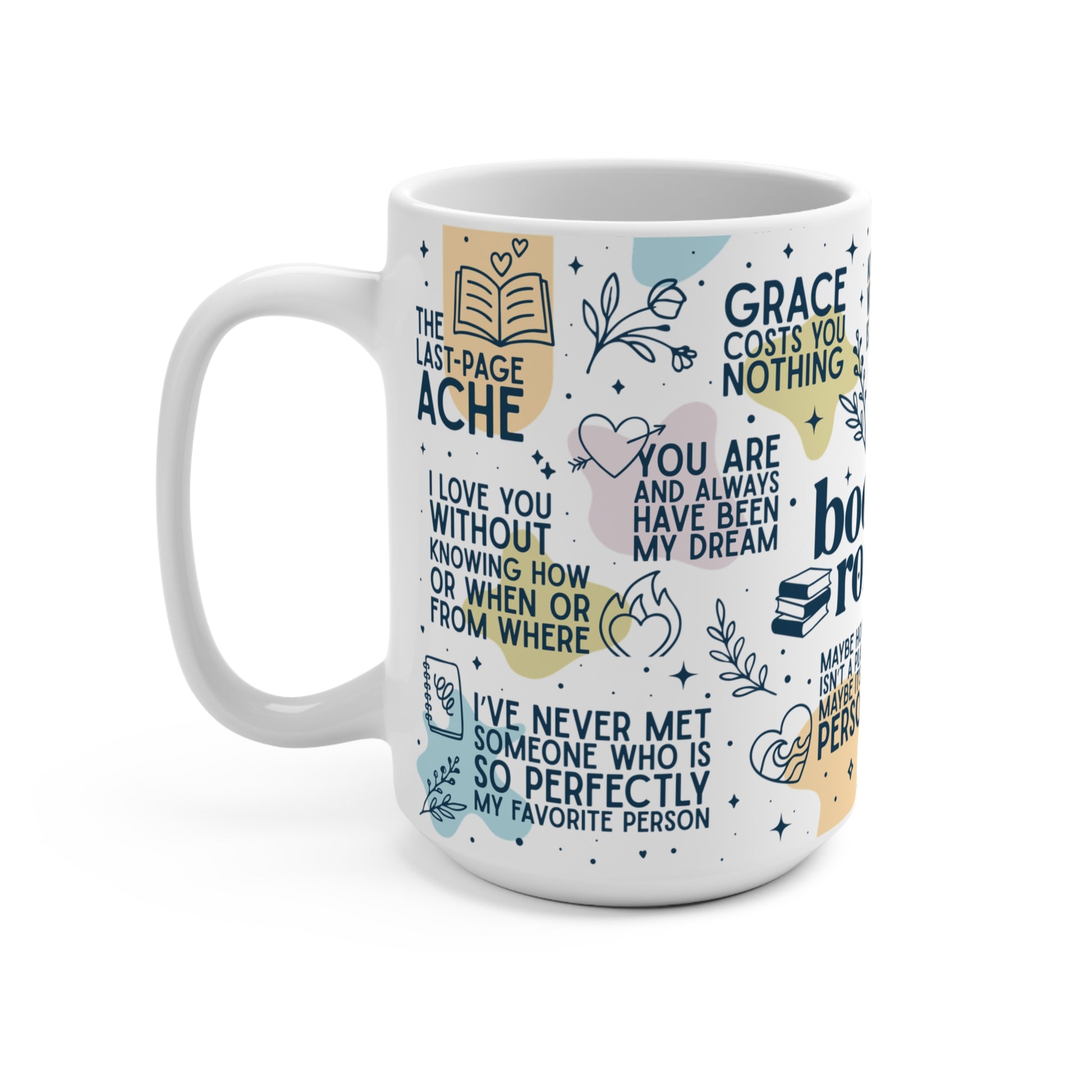 Bookish Romantic Mug 15oz - Mug - 15oz - After Word