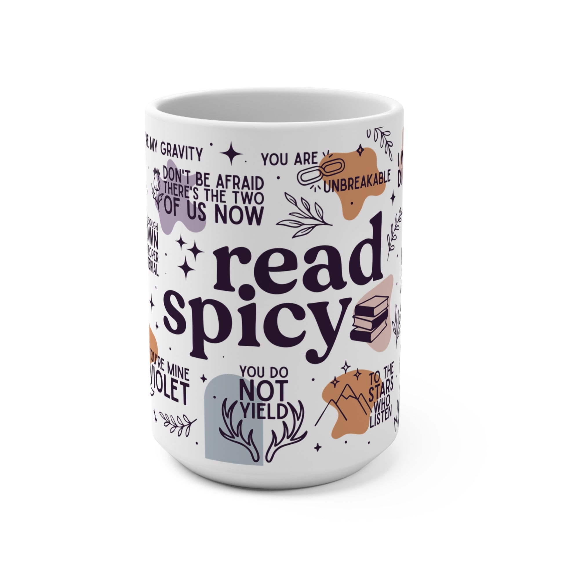 Read Spicy Romantasy Mug - Inspired by ACOTAR, Throne of Glass, and Fourth Wing - Mug - 15oz - After Word