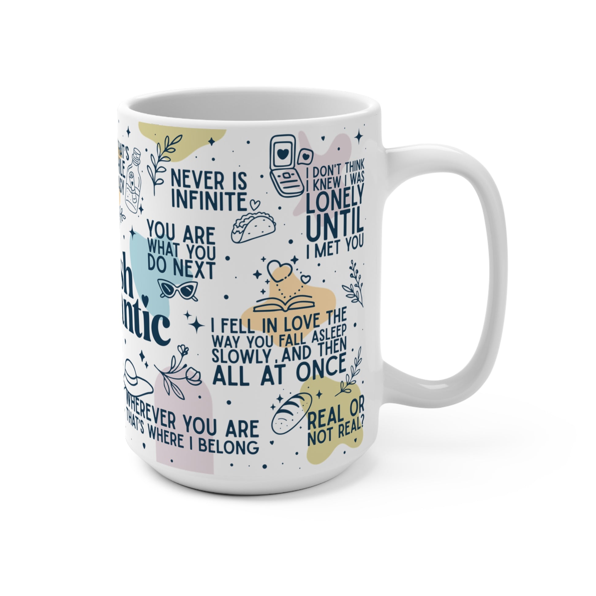 Bookish Romantic Mug 15oz - Mug - 15oz - After Word