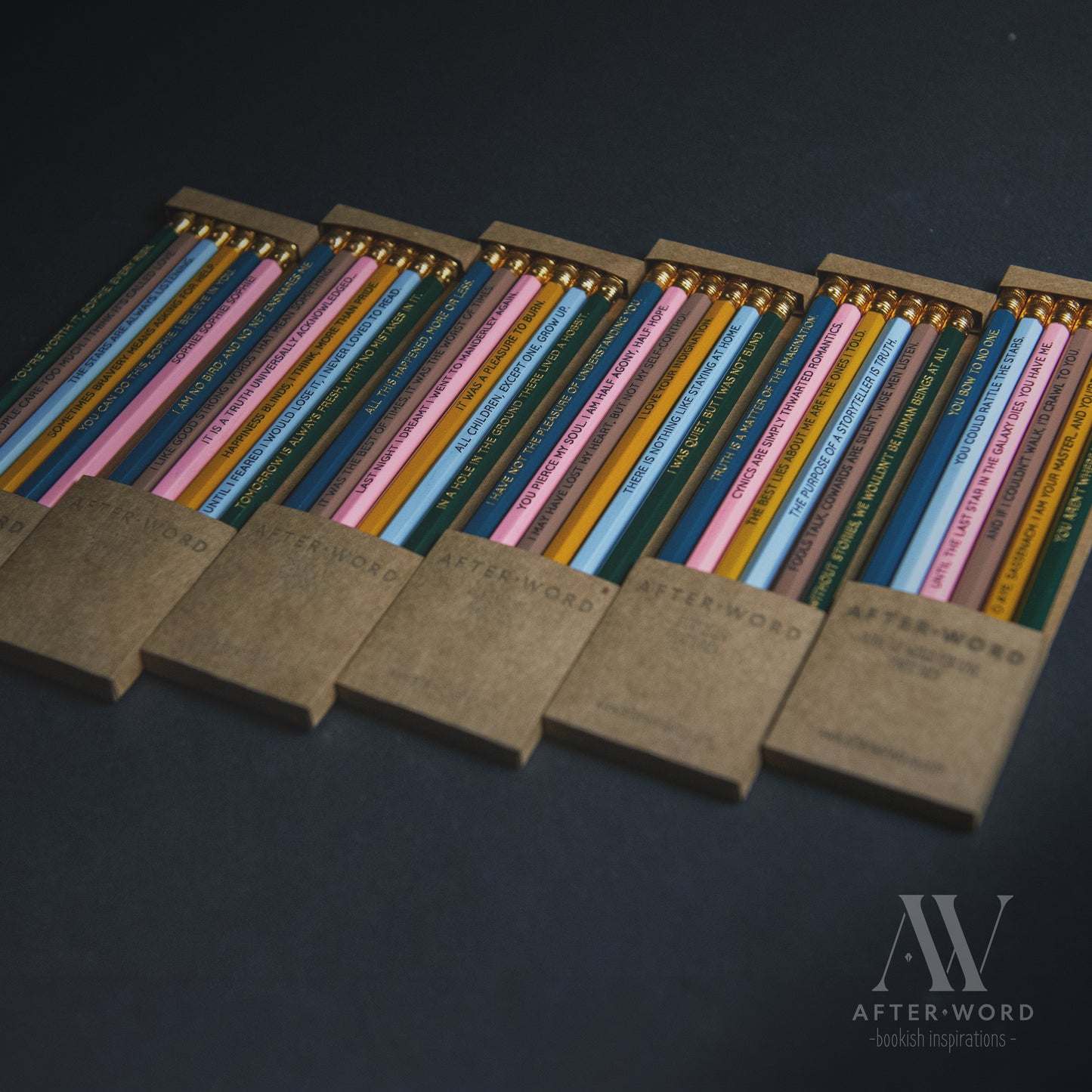 Book Quotes Pencil Sets