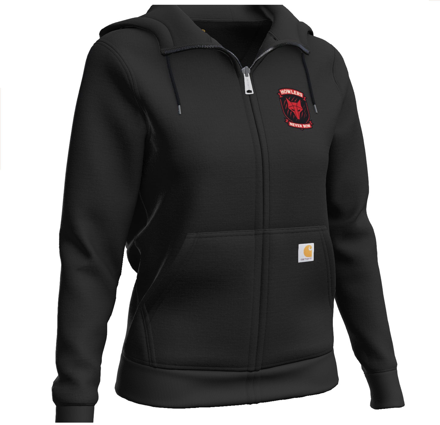 Howlers Never Bow Carhartt® Women’s Full - Zip Hoodie – Red Rising Inspired - Hoodie - Carbon Heather - After Word