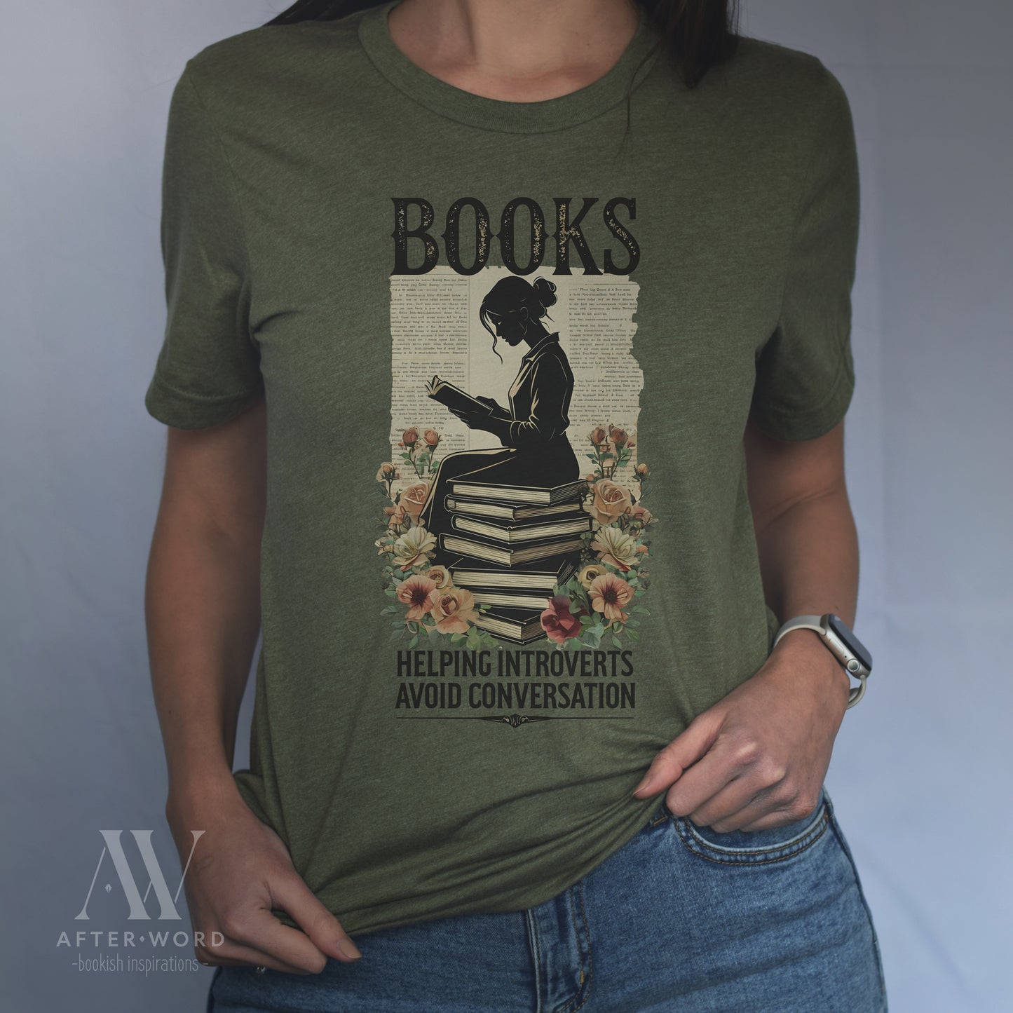 Books: Helping Introverts Avoid Conversation Tee