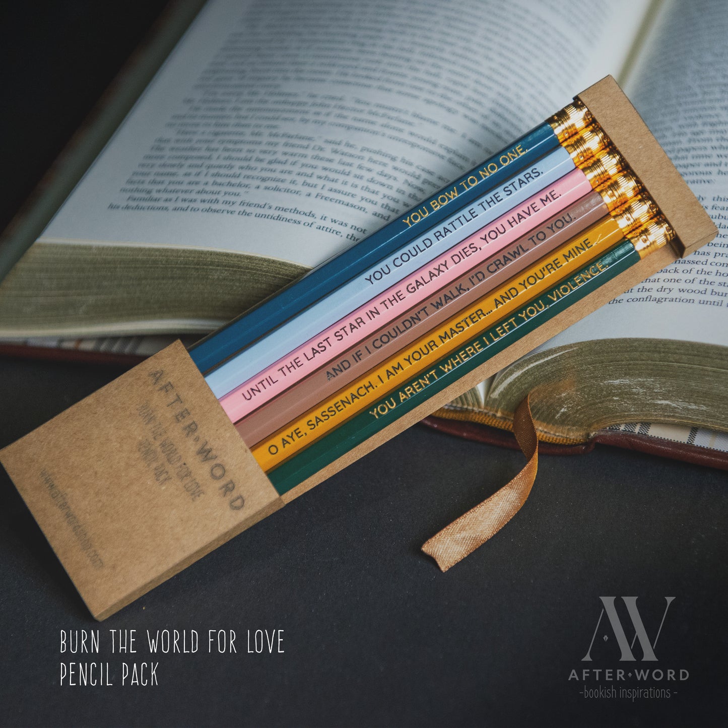 Book Quotes Pencil Sets