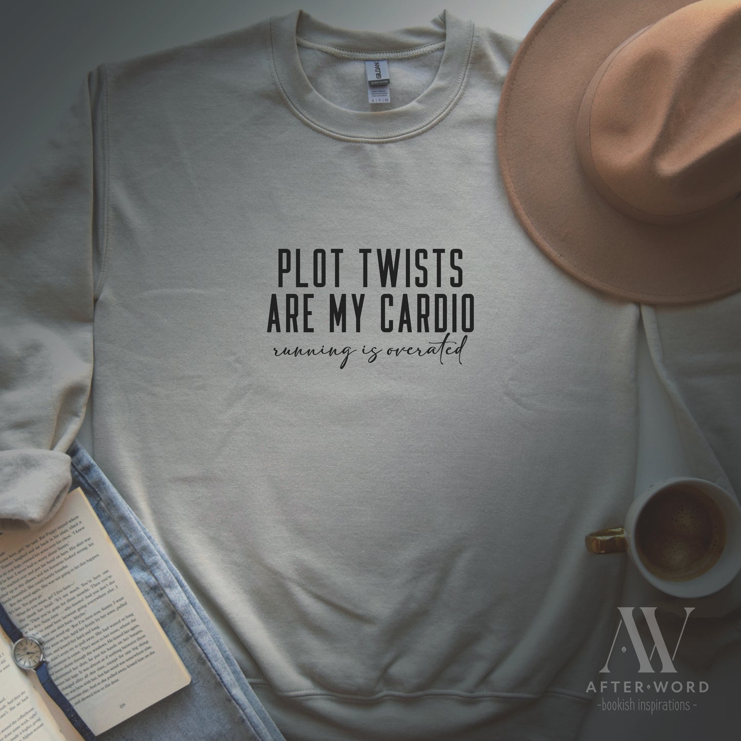 Plot Twists Are My Cardio Sweatshirt