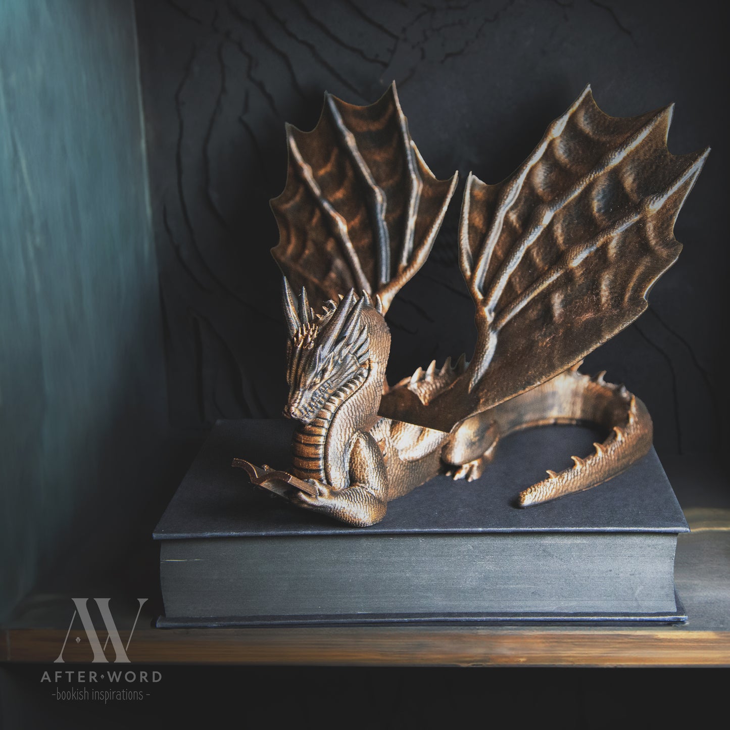 The Scholarly Dragon Book Stand