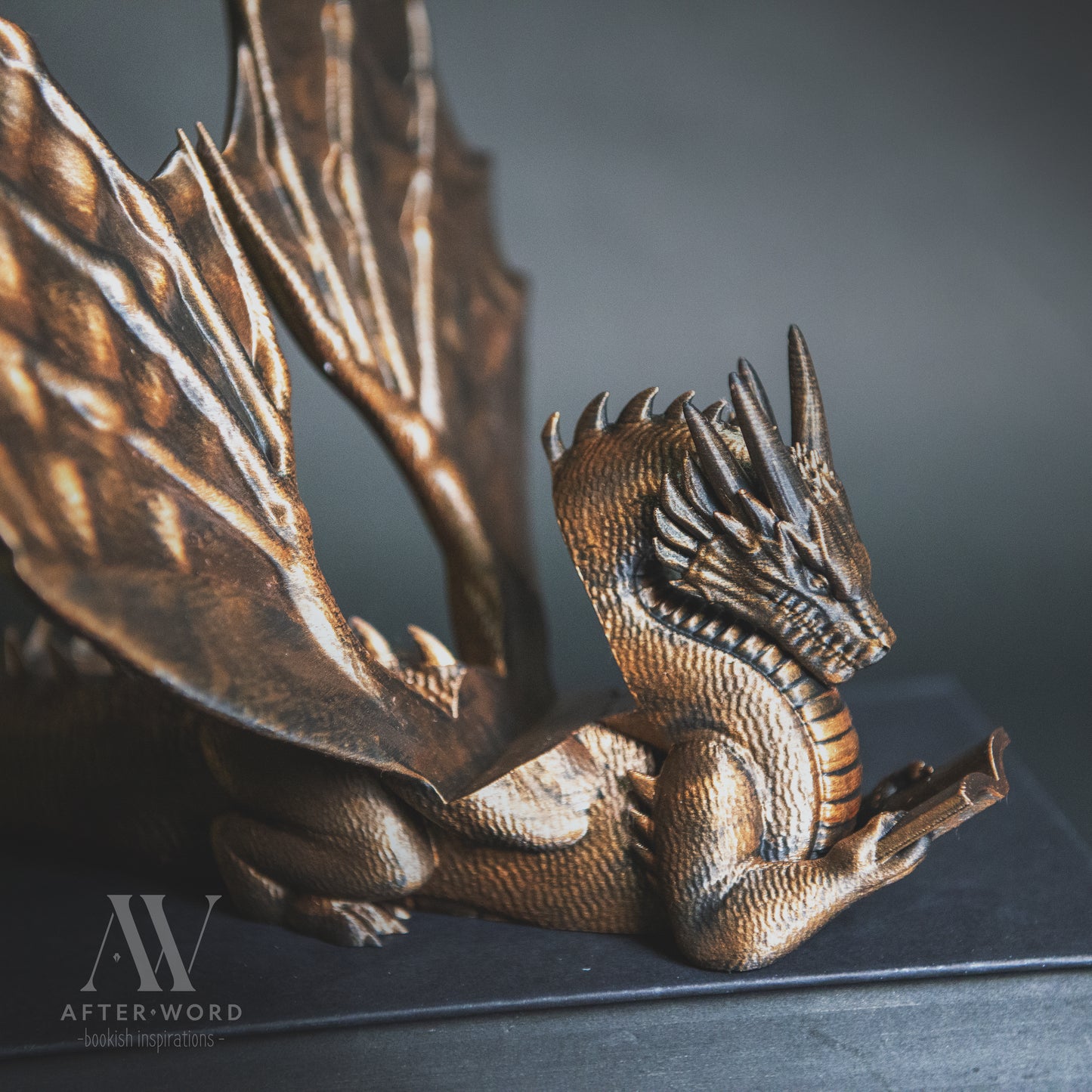 The Scholarly Dragon Book Stand