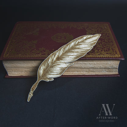 Feather Quill Bookmark