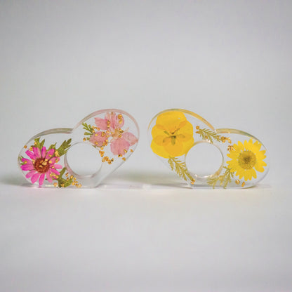 Floral Resin Page Holders - Book Accessories - Heart Bloom - After Word