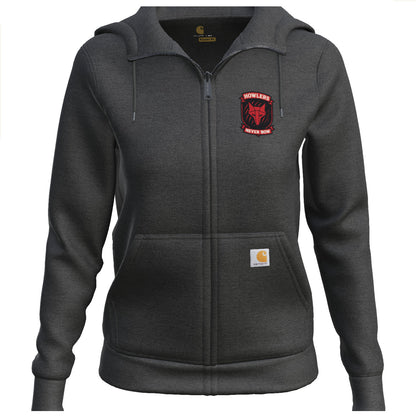 Howlers Never Bow Carhartt® Women’s Full - Zip Hoodie – Red Rising Inspired - Hoodie - Carbon Heather - After Word
