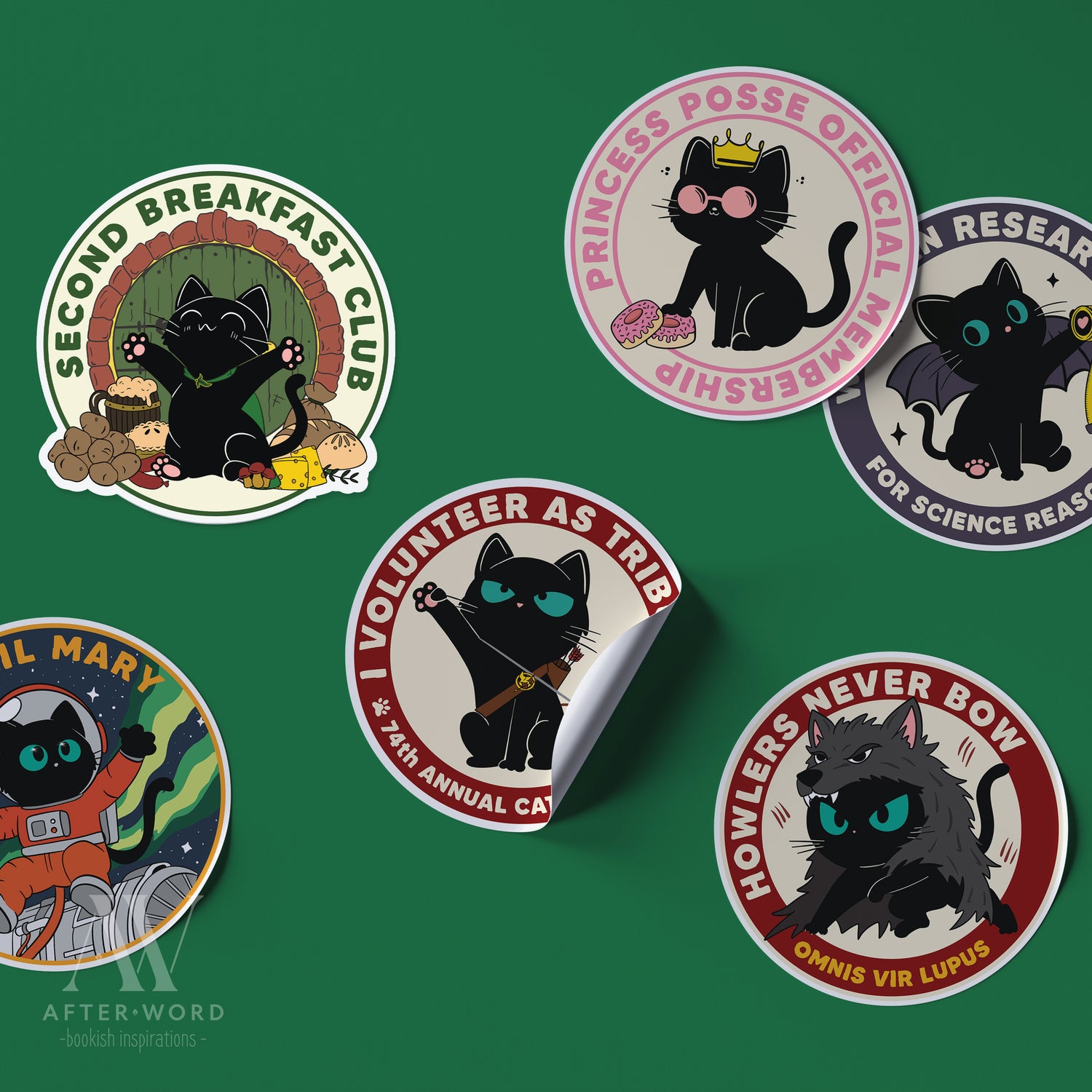 Mal’s Bookish Sticker Club - Sticker - Matte - After Word