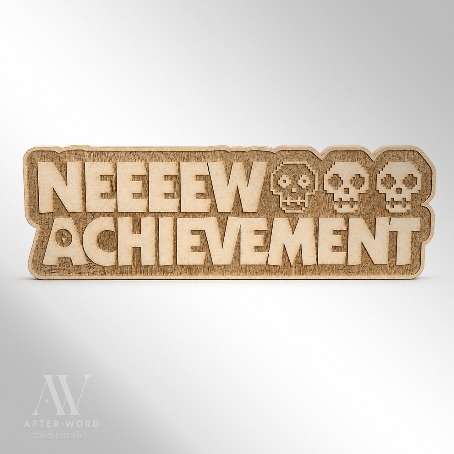 Dungeon Crawler Carl Inspired Shelf Trophy - Book Nook - Goddamnit Donut - After Word