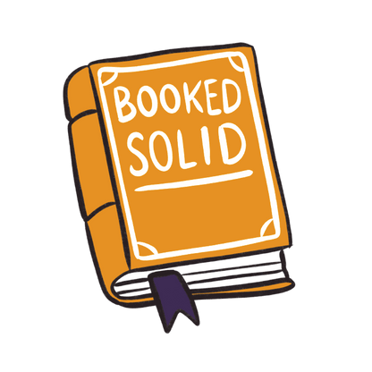 Book Lover Vinyl Stickers – Booked Solid