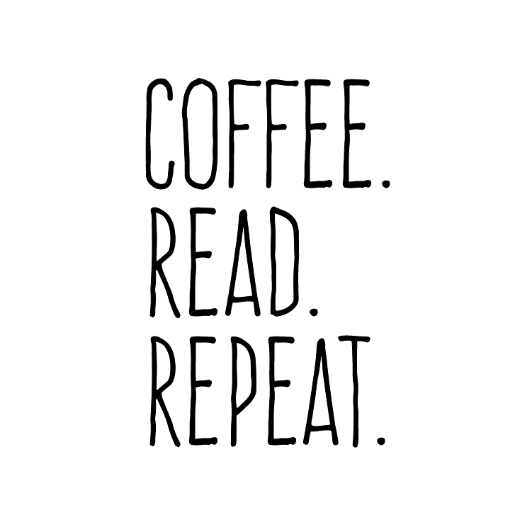 Book Lover Vinyl Stickers – Coffee. Read. Repeat.