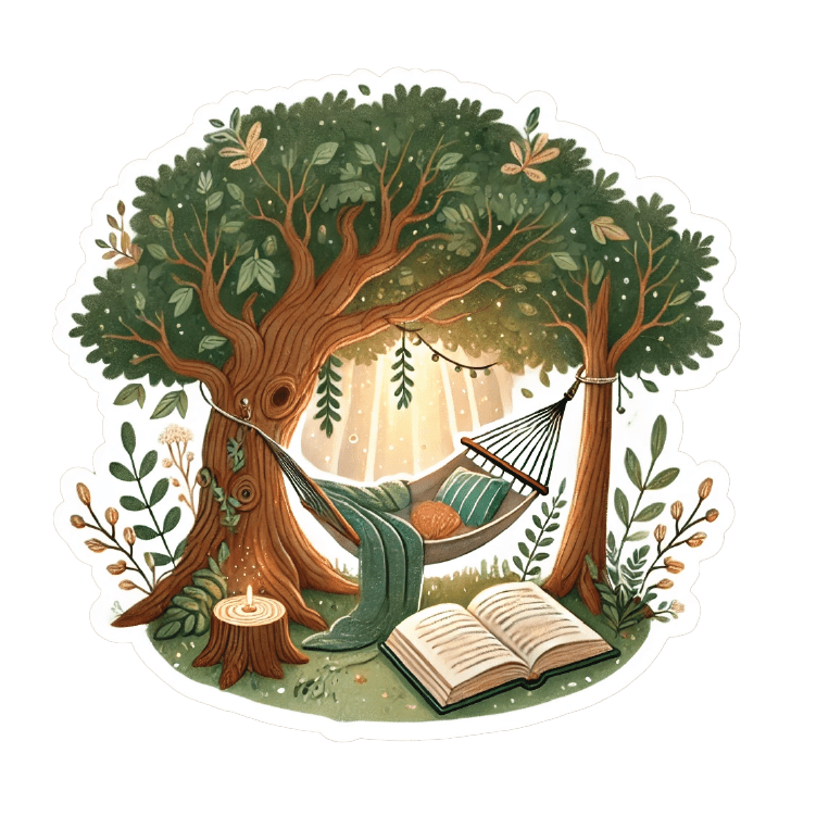 Book Lover Vinyl Stickers – Whimsical, Literary - Inspired Designs for Journals, Laptops & More - Sticker - Natures Reading Nook - After Word