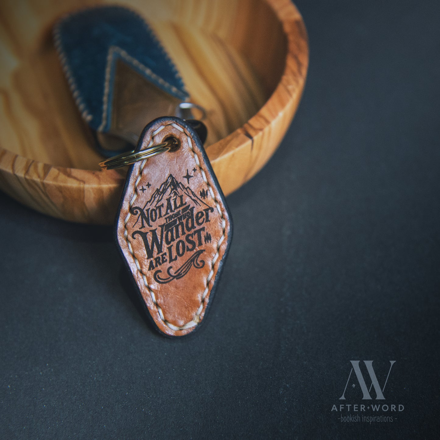 Leather Key Fobs – Tiny Quotes, Big Adventures