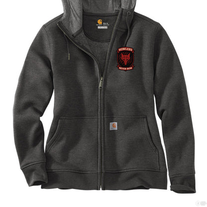 Howlers Never Bow Carhartt® Women’s Full - Zip Hoodie – Red Rising Inspired - Hoodie - Carbon Heather - After Word
