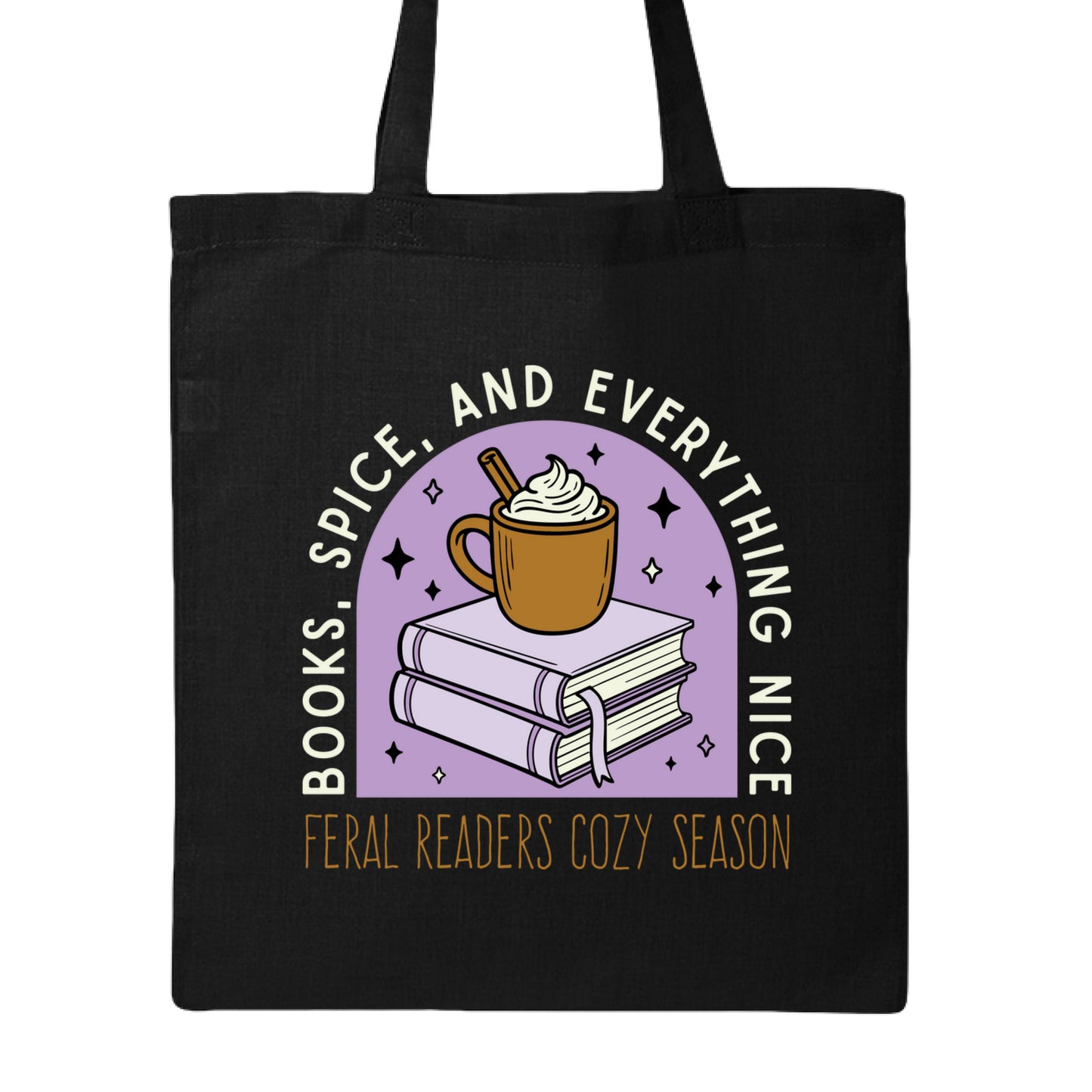 Books, Spice, and Everything Nice Tote - Bags - Black - After Word